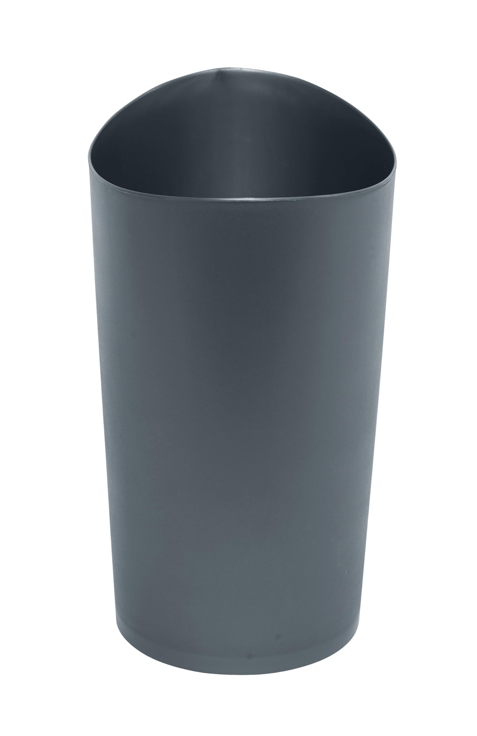 Rubbermaid Spa Works Vanity Wastebasket, Home/Bathroom/Office Use, Small 2.25 Gallon, Plastic, Gunmetal Blue